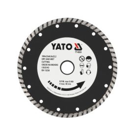 YATO Diamantový rezací kotúč 180 x 2,8 x 8,0 x 22,2 mm turbo   YATO Diamantový rezací kotúč 180 x 2,8 x 8,0 x 22,2 mm turbo