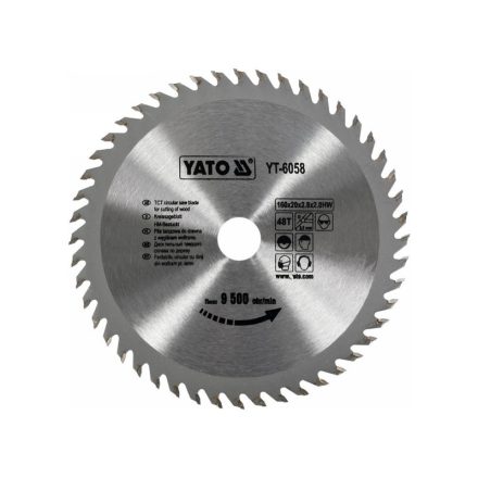 YATO Pílne kotúče pre drevo 160 x 20 x 2,0 mm / 48T