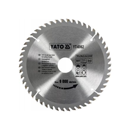 YATO Pílací disk na drevo 184 x 30 x 2,2 mm / 50T