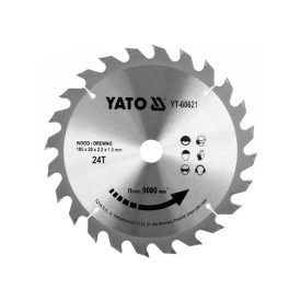 YATO Pílový kotúč na drevo 185 x 20 x 1,5 mm / 24T YATO Pílový kotúč na drevo 185 x 20 x 1,5 mm / 24T