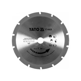YATO Pilový kotúč na drevo so skrutkami 185 x 20 x 2,4 mm / 14T   YATO Pilový kotúč na drevo so skrutkami 185 x 20 x 2,4 mm / 14T