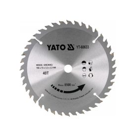 YATO Pílový kotúč na drevo 190 x 16 x 2,2 mm / 40T YATO Pílový kotúč na drevo 190 x 16 x 2,2 mm / 40T