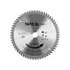 YATO Pílací kotúč na drevo 190 x 20 x 1,5 mm / 60T YATO Pílací kotúč na drevo 190 x 20 x 1,5 mm / 60T