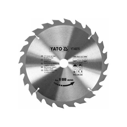 YATO Pílne kotúče na drevo 300 x 30 x 2,0 mm / 24T