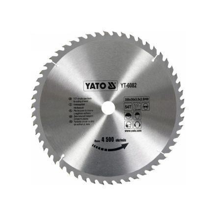 YATO Pílový kotúč na drevo 350 x 30 x 2,5 mm / 54T