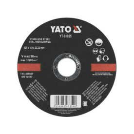 YATO Rezný kotúč na kov 125 x 1,0 x 22,2 mm inox YATO Rezný kotúč na kov 125 x 1,0 x 22,2 mm inox