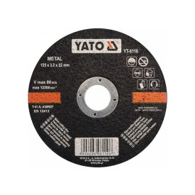 YATO Rezací kotúč na kov 125 x 3,2 x 22 mm YATO Rezací kotúč na kov 125 x 3,2 x 22 mm