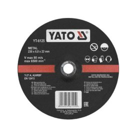 YATO Čistiaci kotúč na kov 230 x 6,0 x 22,2 mm YATO Čistiaci kotúč na kov 230 x 6,0 x 22,2 mm