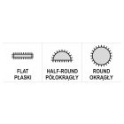 Sada pilníkov YATO 3 diely 4,0 x 160 mm