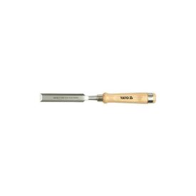 YATO Tesárske dláto 8 mm s drevenou rukoväťou CrV60 YATO Tesárske dláto 8 mm s drevenou rukoväťou CrV60