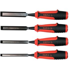 YATO Súprava dlát 4 kusy s plastovou rukoväťou 10-12-16-20 mm CrV   YATO Súprava dlát 4 kusy s plastovou rukoväťou 10-12-16-20 mm CrV