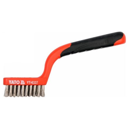 YATO Drôtená kefa inox 3 rady 180 mm
