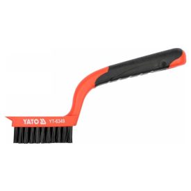 YATO Drôtená kefa s 5-radovou plastovou rukoväťou nylon 180 mm   YATO Drôtená kefa s 5-radovou plastovou rukoväťou nylon 180 mm