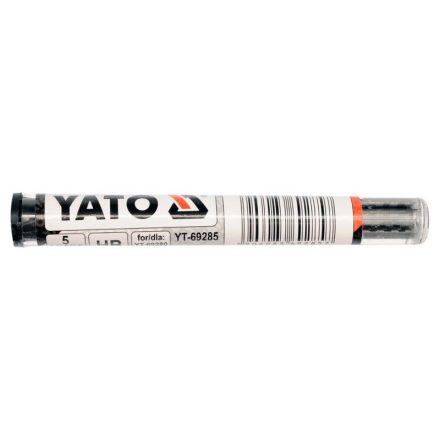 YATO Tesársky ceruzka s grafitovým vkladaním 110 mm sivý HB (5 ks)