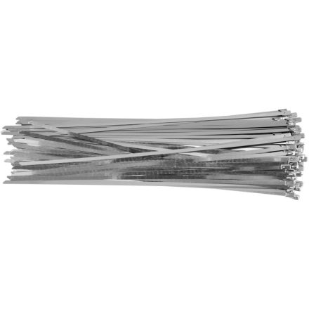YATO Stiahnutie káblov Inox 650 x 4,6 mm (100 ks)