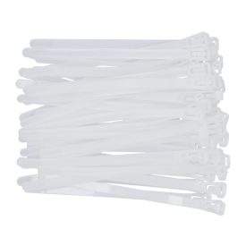 YATO Uvoľniteľná káblová väzba 7,6 x 150 mm biela (100 ks)   YATO Uvoľniteľná káblová väzba 7,6 x 150 mm biela (100 ks)