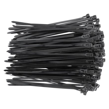 YATO Uvoľniteľné káblové zväzky 3,6 x 150 mm čierne (100 ks)