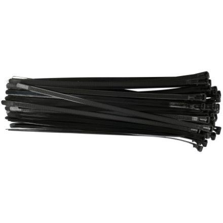 YATO Odpojiteľná káblová zväzka 7,6 x 300 mm čierna (100 ks)