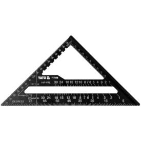 YATO Pravouhlé pravítko so základňou 180 mm YATO Pravouhlé pravítko so základňou 180 mm