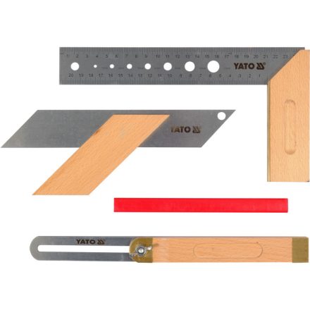 YATO Carpenter pravouhlý set 4 diely
