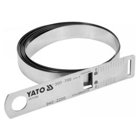 YATO Presný merací pás (+-0,01 mm), priemer 300-700 mm, obvod 940-2200 mm inox   YATO Presný merací pás (+-0,01 mm), priemer 300-700 mm, obvod 940-2200 mm inox
