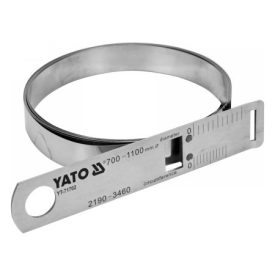 YATO Presný merací pás (+-0,01 mm), priemer 700-1100 mm, obvod 2190-3460 mm inox   YATO Presný merací pás (+-0,01 mm), priemer 700-1100 mm, obvod 2190-3460 mm inox