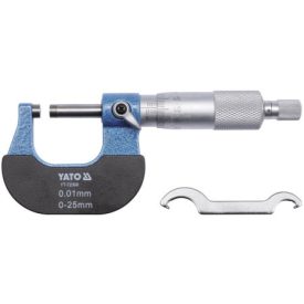 YATO mikrometer 0-25 mm +/-0,01 mm mechanický YATO mikrometer 0-25 mm +/-0,01 mm mechanický