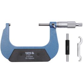 YATO mikrometer 75-100 mm +/-0,01 mm mechanický YATO mikrometer 75-100 mm +/-0,01 mm mechanický