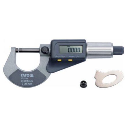 YATO Digitálny mikrometer 0-25 mm +/-0,001 mm