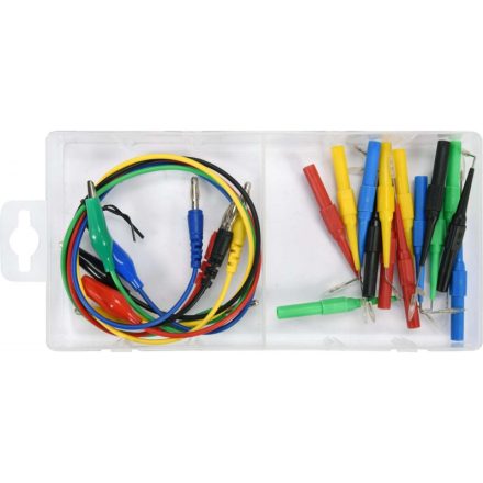 YATO Multimeter sada testovacích káblov a konektorov 20 kusov