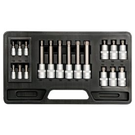 YATO Sada bitových tyčiniek 18 kusov Torx 1/4", 1/2" CrV   YATO Sada bitových tyčiniek 18 kusov Torx 1/4", 1/2" CrV