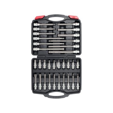 YATO Sada bitových nástavcov 32 dielov Torx 1/2" T20-T70 CrV