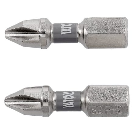YATO Bitový nástavec PH2 x 25 mm (2 kusy)