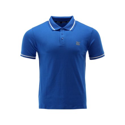 YATO Polo s golierom, veľkosť L, modrá