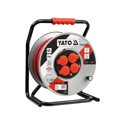 YATO Káblový bubon 40 m 3 x 2,5 mm2