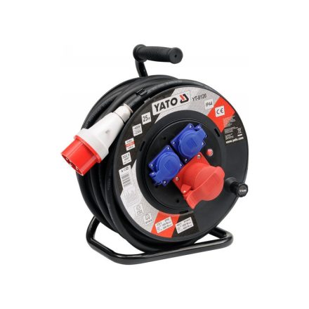 YATO Priemyselný káblový navijak 25 m 5 x 2,5 mm2 400 V