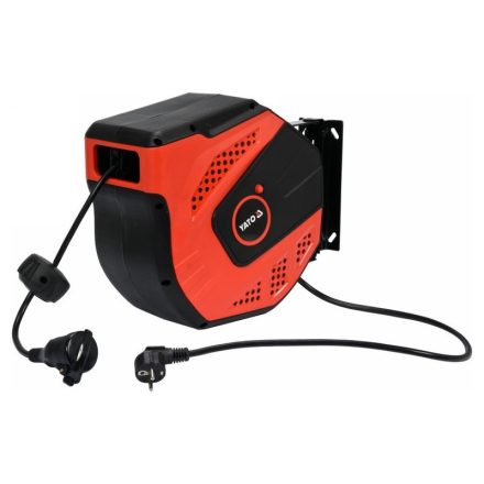 YATO Automatický káblový bubon pre montáž na stenu 20 m 3 x 1,5 mm2