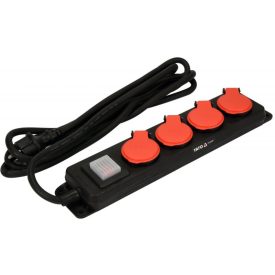 YATO Elektrický predlžovací 4-rozdeľovač 3 m 3 x 1,5 mm2   YATO Elektrický predlžovací 4-rozdeľovač 3 m 3 x 1,5 mm2