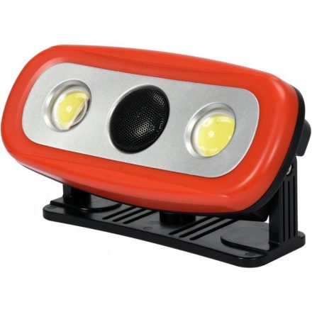 YATO Nabíjateľný LED reflektor so reproduktorom 2000 lm