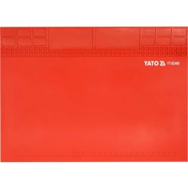 YATO Žiaruvzdorná silikónová spájkovacia podložka 250x350 mm magnetická   YATO Žiaruvzdorná silikónová spájkovacia podložka 250x350 mm magnetická