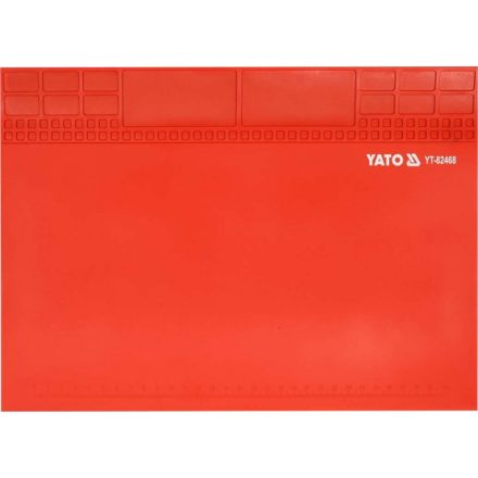 YATO Žiaruvzdorná silikónová spájkovacia podložka 250x350 mm magnetická
