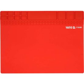 YATO Žiaruvzdorná silikónová spájkovacia podložka 300x400 mm magnetická   YATO Žiaruvzdorná silikónová spájkovacia podložka 300x400 mm magnetická