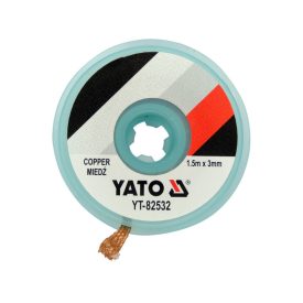 YATO Odspájkovacia páska 3,0 mm x 1,5 m YATO Odspájkovacia páska 3,0 mm x 1,5 m