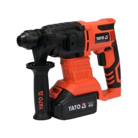 YATO Akumulátorové kombinované kladivo SDS-Plus 2,0 J 18 V Li-Ion (1 x 3,0 Ah akumulátor + nabíjačka)   YATO Akumulátorové kombinované kladivo SDS-Plus 2,0 J 18 V Li-Ion (1 x 3,0 Ah akumulátor + nabíjačka)