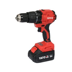 YATO Akumulátorový vŕtací skrutkovač 120 Nm bezuhlíkový 18 V (2 x 4,0 Ah batéria + nabíjačka)   YATO Akumulátorový vŕtací skrutkovač 120 Nm bezuhlíkový 18 V (2 x 4,0 Ah batéria + nabíjačka)