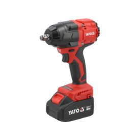 YATO Bezuhlíkový akumulátorový skrutkovač 1/2" 800 Nm bez uhelných kefiek 18 V (2 x 4,0 Ah batéria + nabíjačka)   YATO Bezuhlíkový akumulátorový skrutkovač 1/2" 800 Nm bez uhelných kefiek 18 V (2 x 4,0 Ah batéria + nabíjačka)
