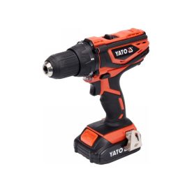 YATO Akumulátorový vŕtací skrutkovač 40 Nm 18 V Li-Ion (1 x 2,0 Ah akumulátor + nabíjačka)   YATO Akumulátorový vŕtací skrutkovač 40 Nm 18 V Li-Ion (1 x 2,0 Ah akumulátor + nabíjačka)