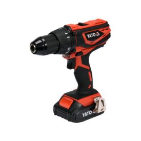 YATO Akumulátorová príklepová vŕtačka 40 Nm 18 V Li-Ion (1 x 2,0 Ah akumulátor + nabíjačka)   YATO Akumulátorová príklepová vŕtačka 40 Nm 18 V Li-Ion (1 x 2,0 Ah akumulátor + nabíjačka)