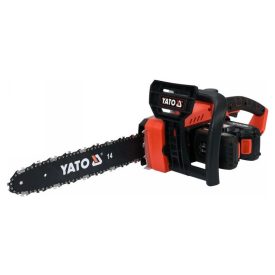 YATO Akumulátorová reťazová píla 350 mm 2 x 18 V (2 x 2,0 Ah akumulátor + nabíjačka)   YATO Akumulátorová reťazová píla 350 mm 2 x 18 V (2 x 2,0 Ah akumulátor + nabíjačka)