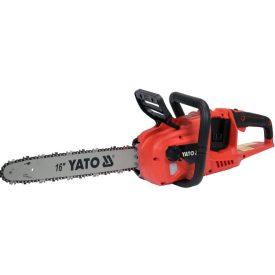 YATO Akumulátorová reťazová píla 16" 2 x 18 V (bez akumulátora a nabíjačky)   YATO Akumulátorová reťazová píla 16" 2 x 18 V (bez akumulátora a nabíjačky)
